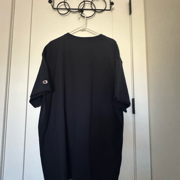 Champion Men's Dark Blue Short Sleeve Tee - Picture 3 of 5